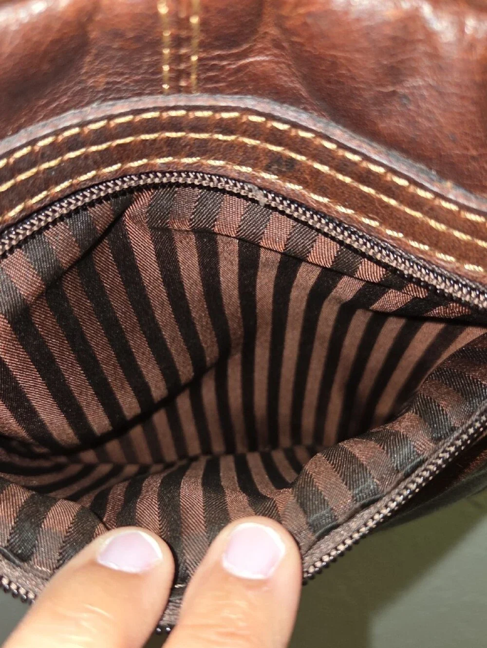 Jack Georges Classic Brown Leather Crossbody Bag for Men